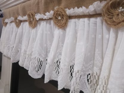 Romantic lace curtains