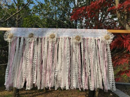 Lace light pink curtains - Image 4