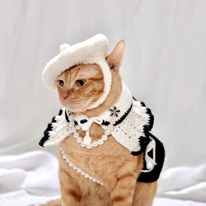 Pet Luxury Crochet Cape - Image 5