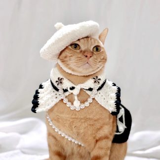 Pet Luxury Crochet Cape