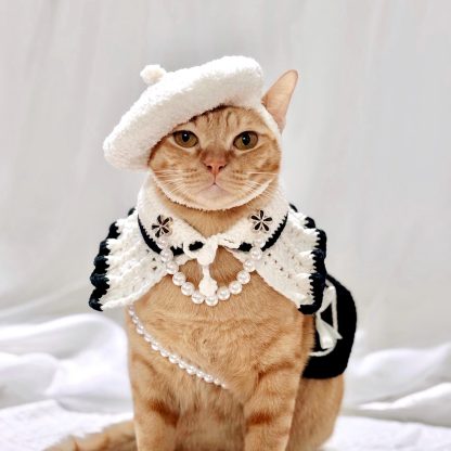 Pet Luxury Crochet Cape - Image 2
