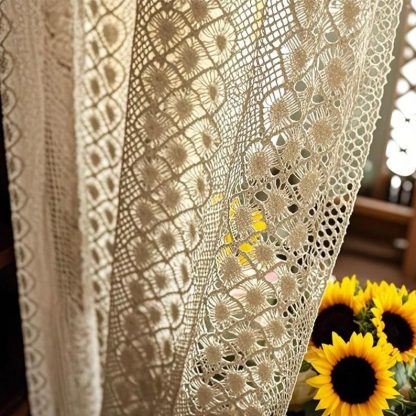 Bohemian Crochet Curtains - Image 5