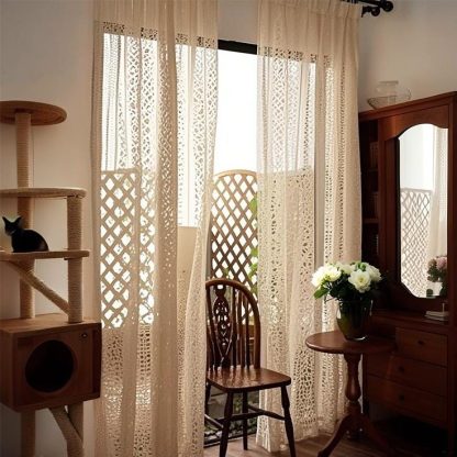 Bohemian Crochet Curtains