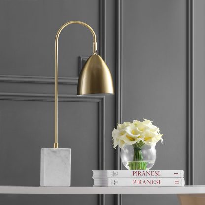 Gold Arch Metal LED Table Lamp - Image 6