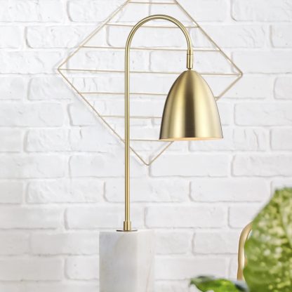 Gold Arch Metal LED Table Lamp - Image 5