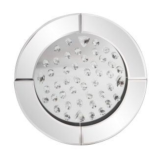 Round crystal decorative mirror