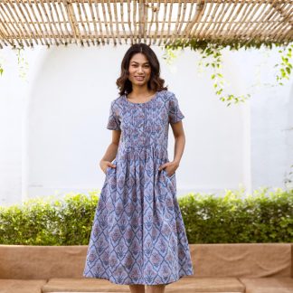 New Cotton Bohemian Dress