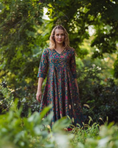 Forest print dress - Image 2