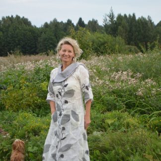 Nature print dress