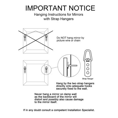 Large Focal Rectangular Wall Mirror - Image 7