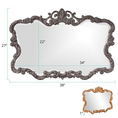 Large Focal Rectangular Wall Mirror - Image 3