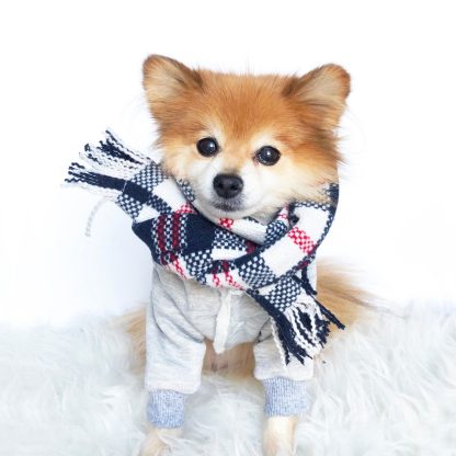 Pet Plaid Scarf - Image 3