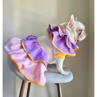 Pet Clothing Purple Dress