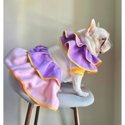 Pet Clothing Purple Dress