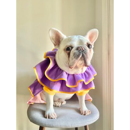 Pet Clothing Purple Dress - Image 4