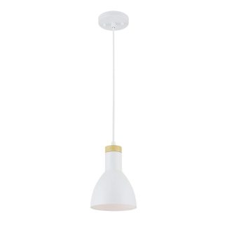 Matte wood grain decorative single head chandelier
