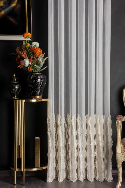 French romantic lace curtains