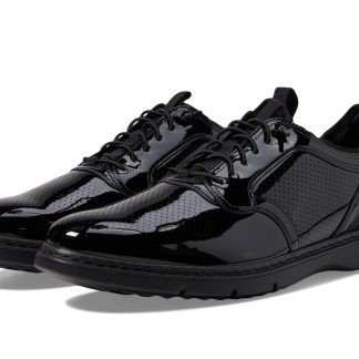 Men's flat toe stretch oxford shoes
