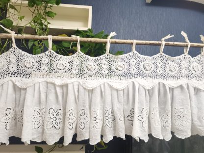 Hand-crocheted lace curtains - Image 5