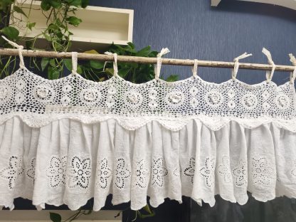 Hand-crocheted lace curtains - Image 4