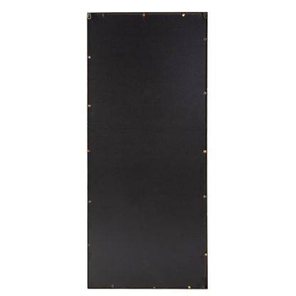 Metal frame decorative rectangular wall mirror - Image 5
