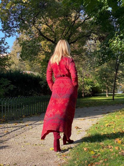 Vintage paisley tie dress - Image 5