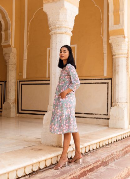 Retro art dress - Image 4