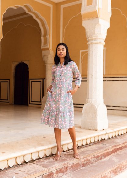 Retro art dress - Image 3