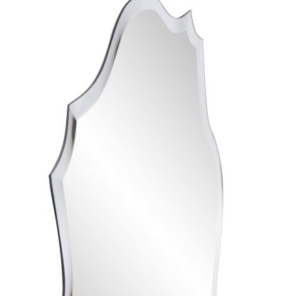 Frameless silver square wall mirror - Image 5