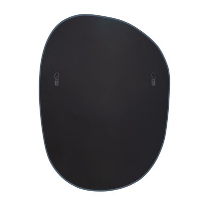 Frameless silver asymmetric wall mirror - Image 6