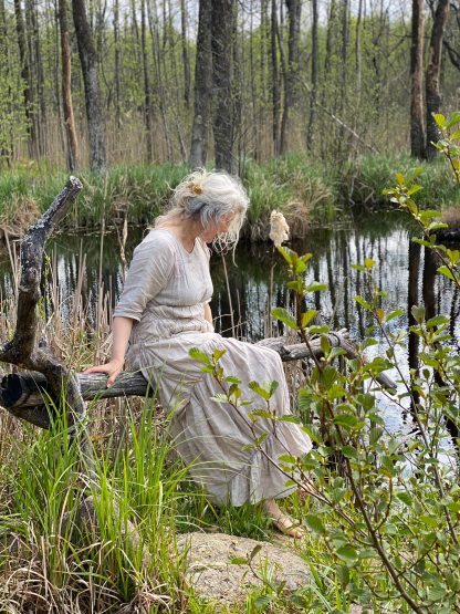 Forest style linen dress - Image 2