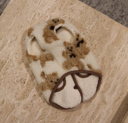 Cute Bear Pattern Pet Fleece - Image 4