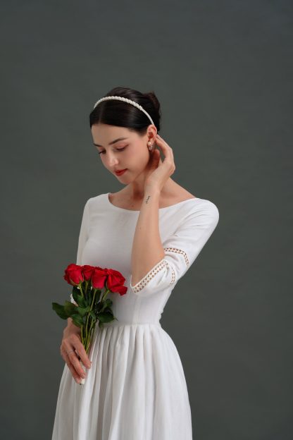 Vintage Linen Dress - Image 4