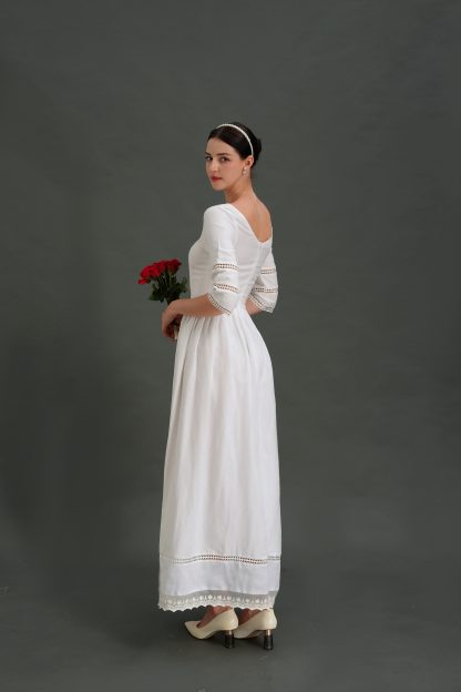 Vintage Linen Dress - Image 2