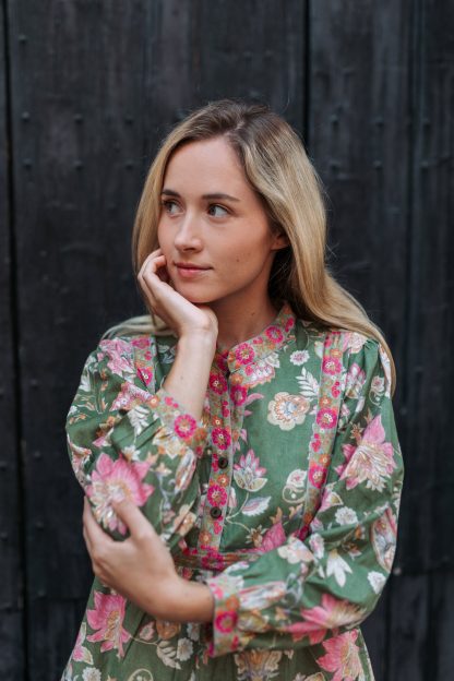 Spring Flowers Vintage Dress - Image 3