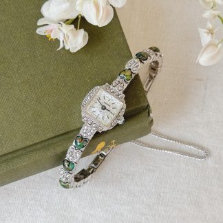 Metal Opal Women's Bracelet Watch