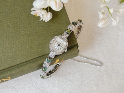 Metal Opal Women's Bracelet Watch