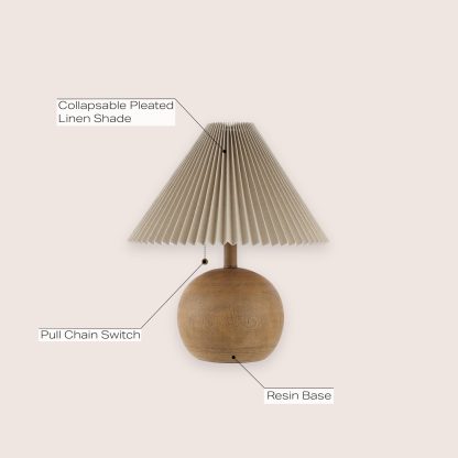 Resin/Iron Ball LED Table Lamp - Image 4