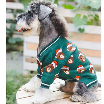 Pet Knitted Cardigan Sweatshirt - Image 4