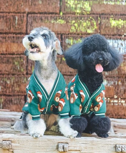 Pet Knitted Cardigan Sweatshirt - Image 3