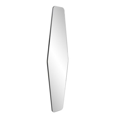 Frameless silver wall mounted vanity mirror - Image 5
