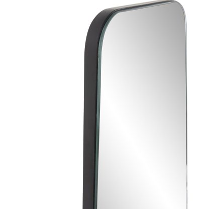 Frameless silver wall mounted vanity mirror - Image 3