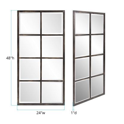Atrium Pane Rectangular Mirror - Image 3