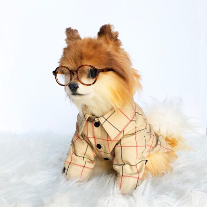 Pet Fashion Plaid Windbreaker - Image 2