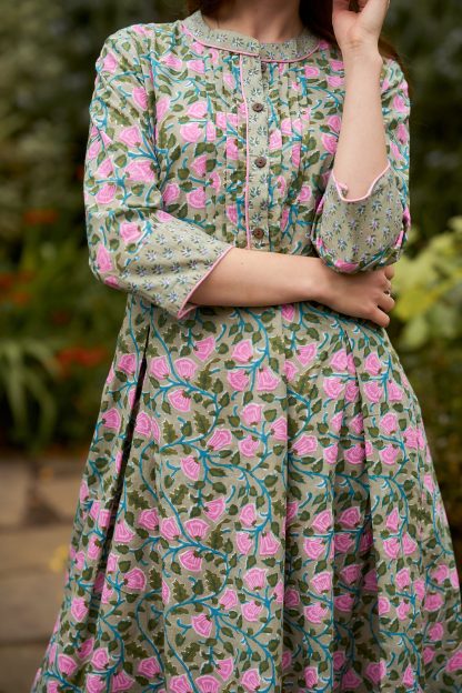 Ladies Elegant Printed Dress - Image 7
