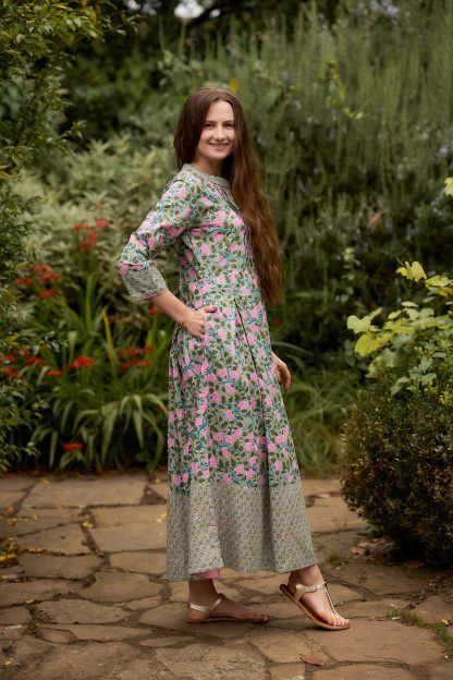 Ladies Elegant Printed Dress - Image 6