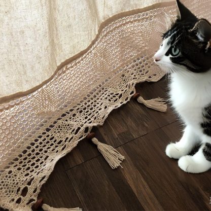 Handmade vintage cotton curtains - Image 7