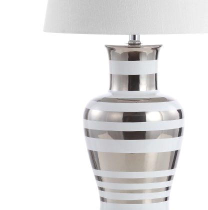 Striped Iron Classic Modern LED Table Lamp - Image 3