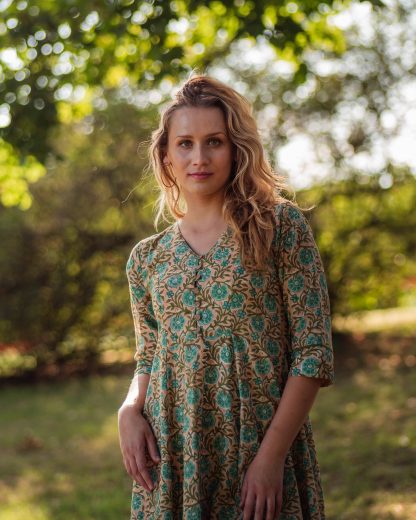 Forest print dress - Image 7