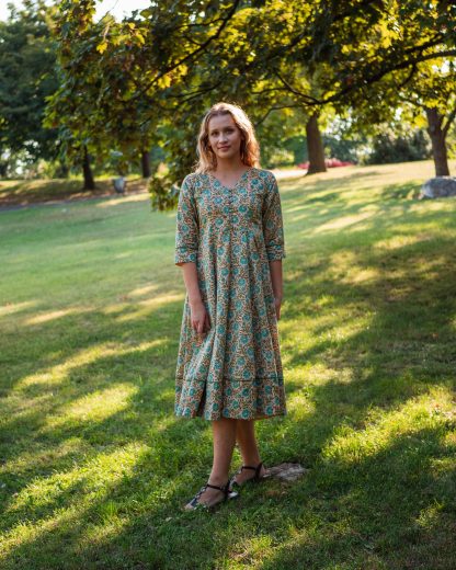 Forest print dress